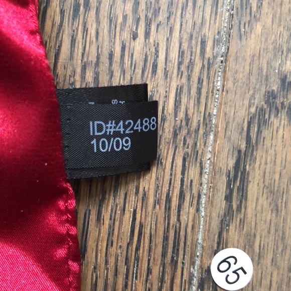 Express Silk Red Dress - Picture 7 of 8